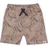 Pelican Print Shorts, Natural - Shorts - 1 - thumbnail