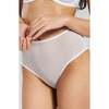 Banksia Recycled Tulle High Rise Underwear, White - Underwear - 4
