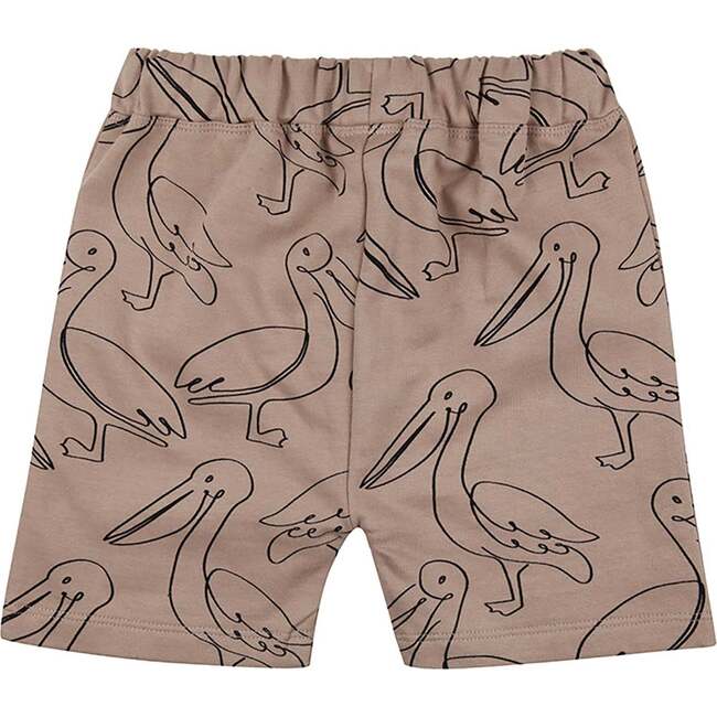 Pelican Print Shorts, Natural