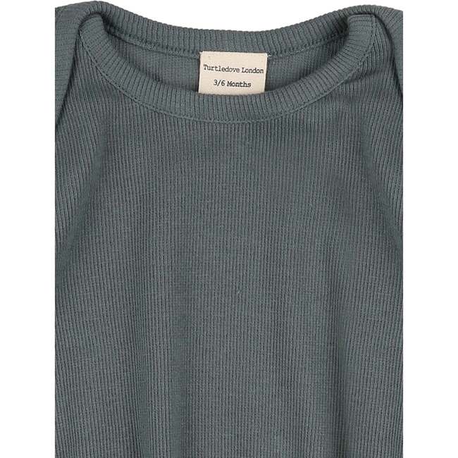 Rib Onsie, Green - Onesies - 3