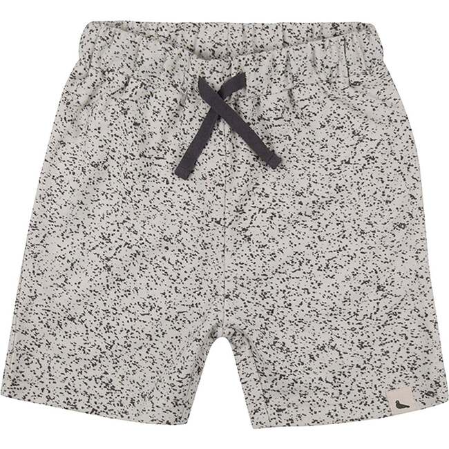 Multicolor Speckled Bear Print Shorts, Multi