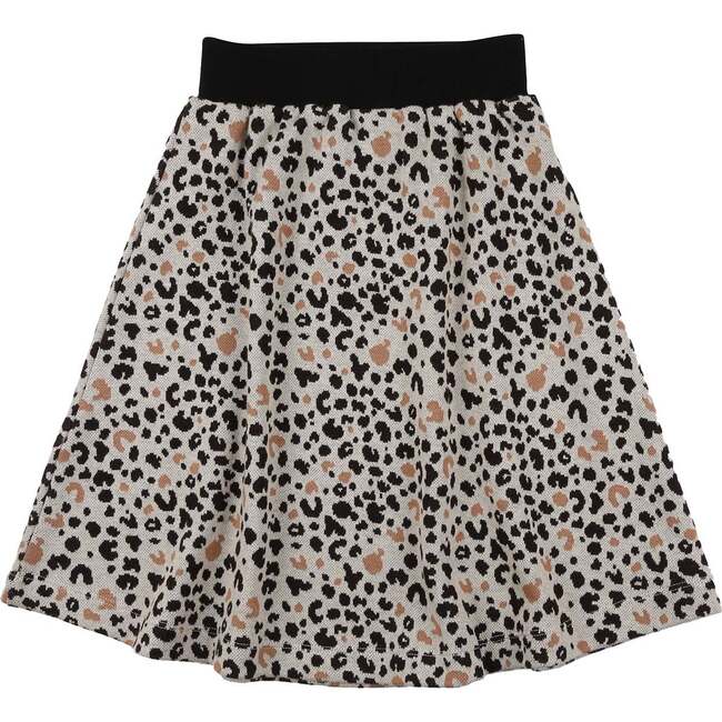 Leopard Animal Print Skirt, Multi