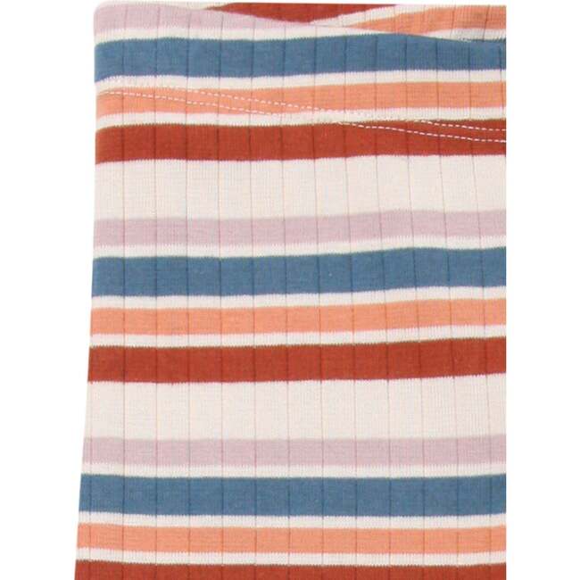 Retro Stripe Print Leggings, Multi - Leggings - 3