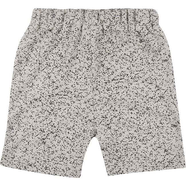 Multicolor Speckled Bear Print Shorts, Multi