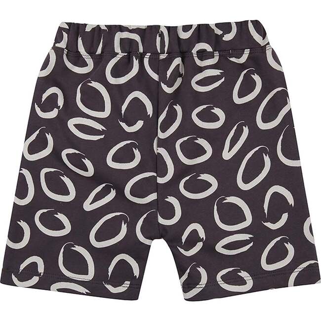 Eyespot Print Shorts, Brown