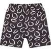 Eyespot Print Shorts, Brown - Shorts - 2