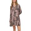 Simone Long Sleeve Nightshirt, Brown - Pajamas - 3