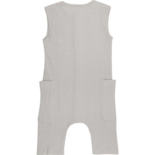 Jersey Romper, Green - Rompers - 3