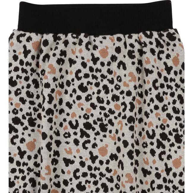 Leopard Animal Print Skirt, Multi - Skirts - 3