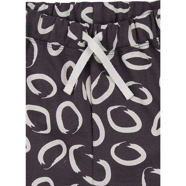 Eyespot Print Shorts, Brown - Shorts - 3