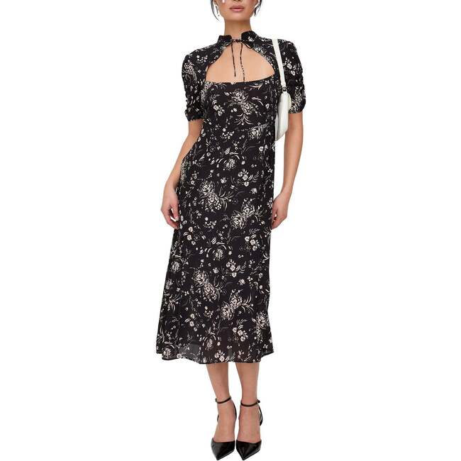 Primrose Garden Print Maxi Dress, Multi