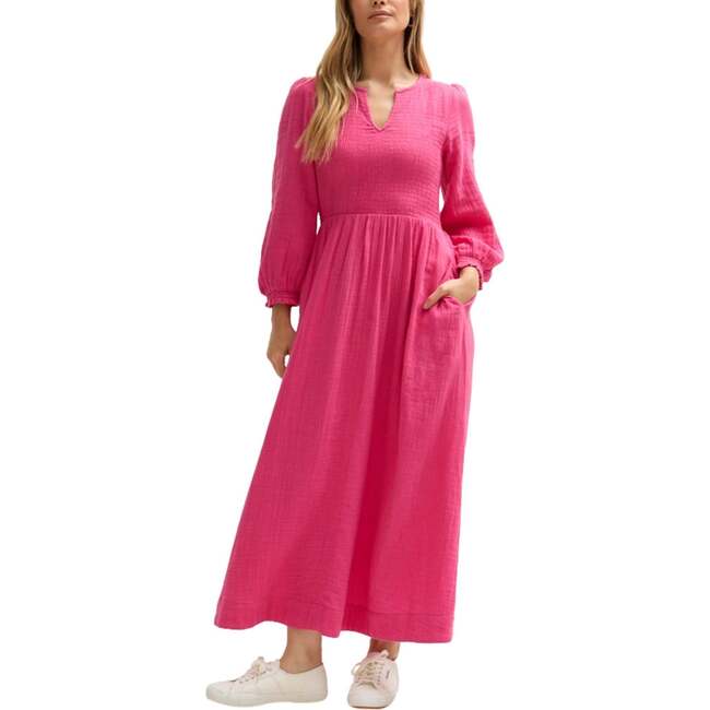 Paulina Shirred Bodice Maxi Dress