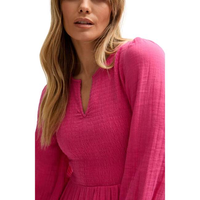 Paulina Shirred Bodice Maxi Dress