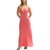 Pandora Bias Cut Sleeveless Embroidered Maxi Dress - Dresses - 2