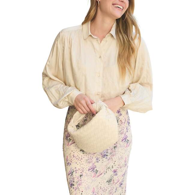 Marrianne Peter Pan Collar Shirt, Natural