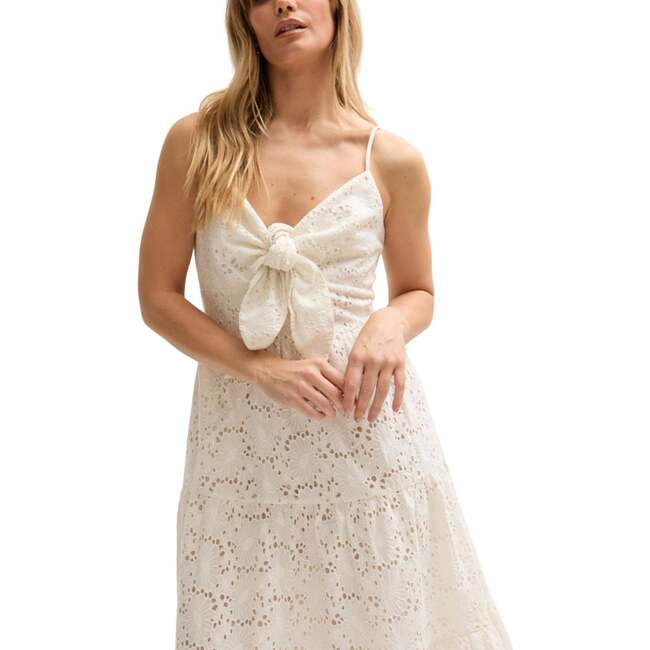 Onita Tiered Broderie Anglaise Midi Dress - Dresses - 3