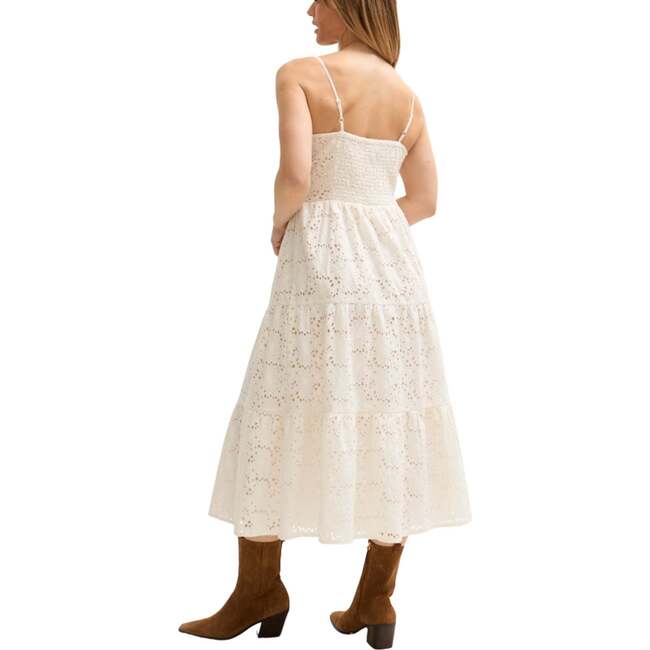 Onita Tiered Broderie Anglaise Midi Dress - Dresses - 5