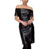 Jaya Off The Shoulder Sequins Midi Dress - Dresses - 1 - thumbnail
