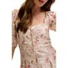 India Button Front Wishing Well Print Mini Dress - Dresses - 2