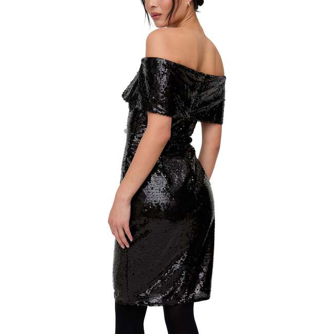 Jaya Off The Shoulder Sequins Midi Dress
