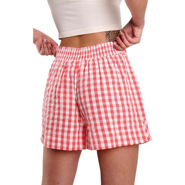 Lomandra Ethical Cotton Pajama Shorts, Pink