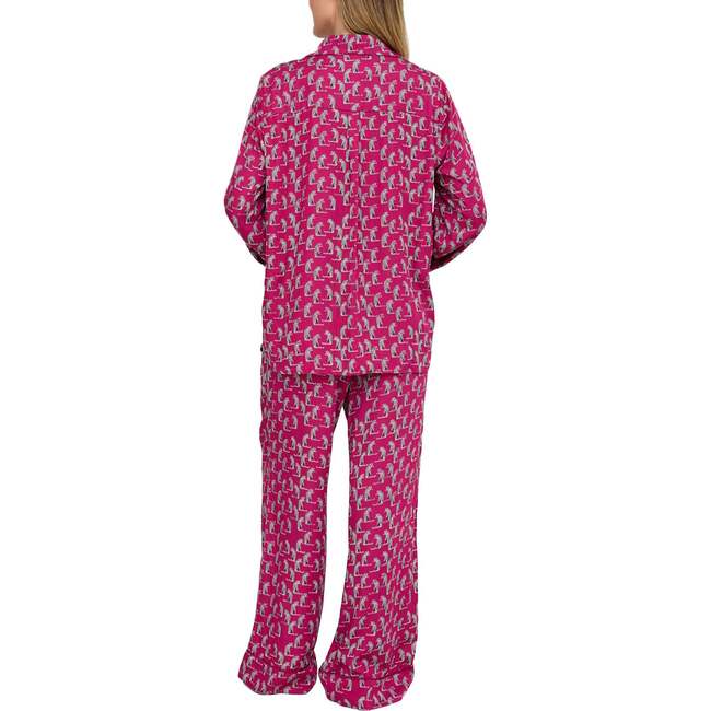 Evie Long Sleeve Print Pajama Set, Purple