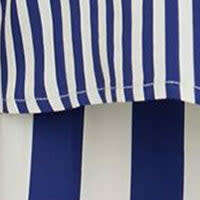 Evie Long Sleeve Print Pajama Set, Navy