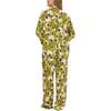 Evie Long Sleeve Print Pajama Set, Green - Pajamas - 2