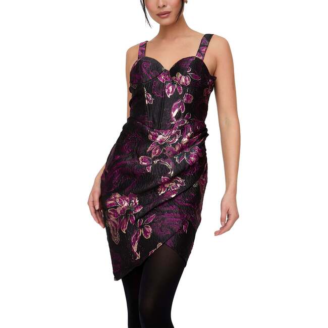 Evie Long Sleeve Print Pajama Set, Blue Multi - Pajamas - 4