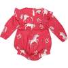 Unicorn Print Romper - Rompers - 1 - thumbnail