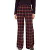 Damson High Waisted Tartan Print Trouser - Pants - 1 - thumbnail
