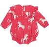 Unicorn Print Romper - Rompers - 2 - thumbnail