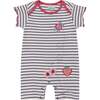 Stripe Print Romper - Rompers - 1 - thumbnail