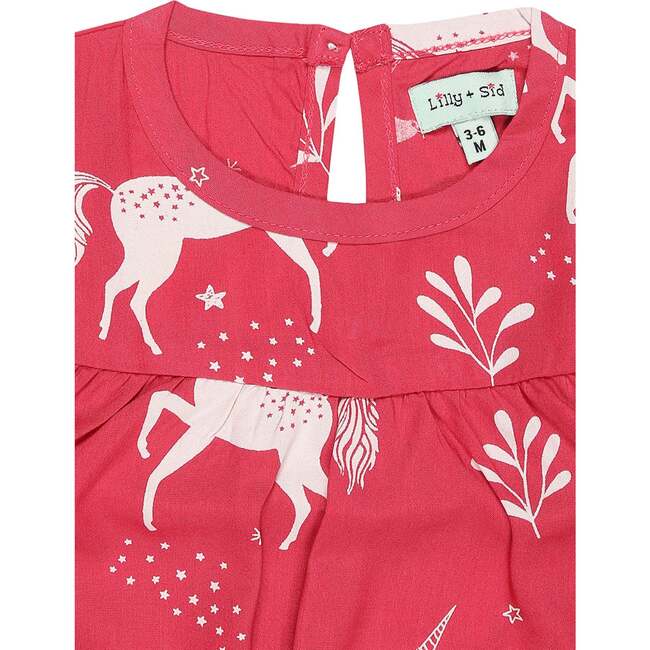 Unicorn Print Romper - Rompers - 3
