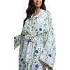 Corina Long Sleeve Robe, Natural - Robes - 3 - thumbnail