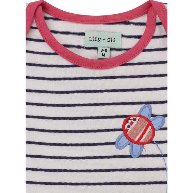 Stripe Print Romper - Rompers - 3