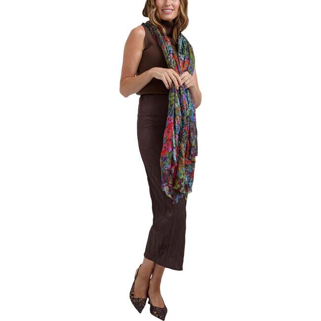 Autumn Floral Printed Scarf - Scarves - 4