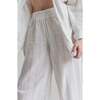 Robinia Ethical Cotton Wide Leg Pajama Pants, Beige - Pajamas - 3