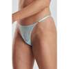 Matsu Recycled Lace Low Rise Thong, Green - Underwear - 4