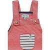 Stripe Print Dungarees Jumpsuit - Rompers - 2