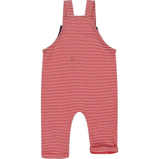 Stripe Print Dungarees Jumpsuit - Rompers - 3
