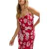 Roxy Spaghetti Strap Maxi Dress, Red - Dresses - 2