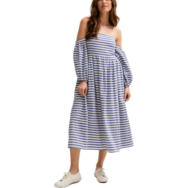 Sara Bardot Neck Midi Dress - Dresses - 3