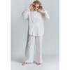 Robinia Ethical Cotton Wide Leg Pajama Pants, Beige - Pajamas - 4