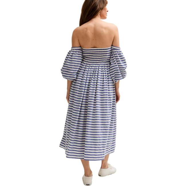 Sara Bardot Neck Midi Dress - Dresses - 5