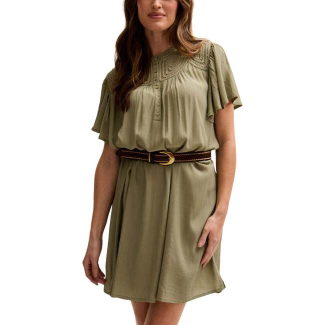 Roma Angel Sleeve Mini Dress