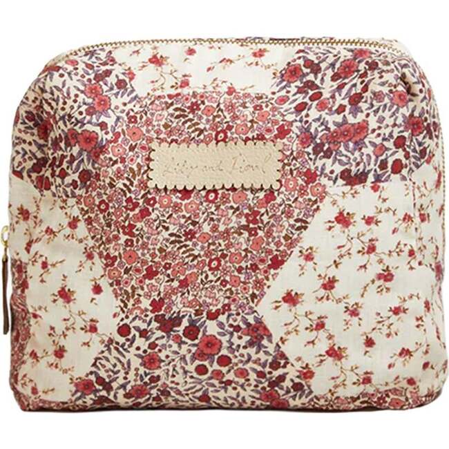 Print Wash Bag, Red