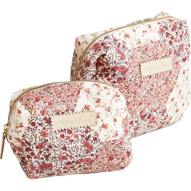 Print Wash Bag, Red