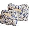 Print Wash Bag, Navy - Bags - 2 - thumbnail