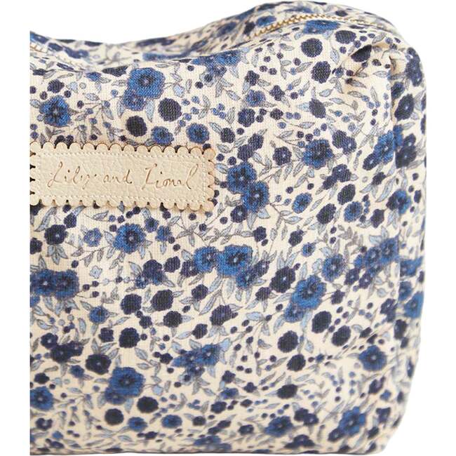 Print Wash Bag, Navy - Bags - 3